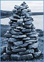 This cairn of rocks represents the interlocking structure of a well-constructed web site.