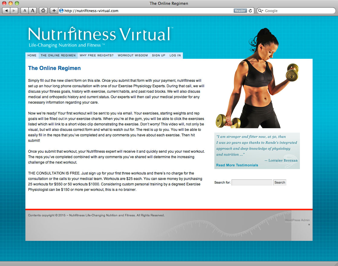 Nutrifitness-Virtual Workouts